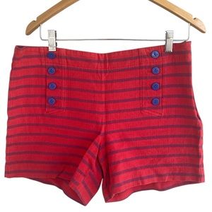 Talbots Striped Red and Blue Women's Shorts